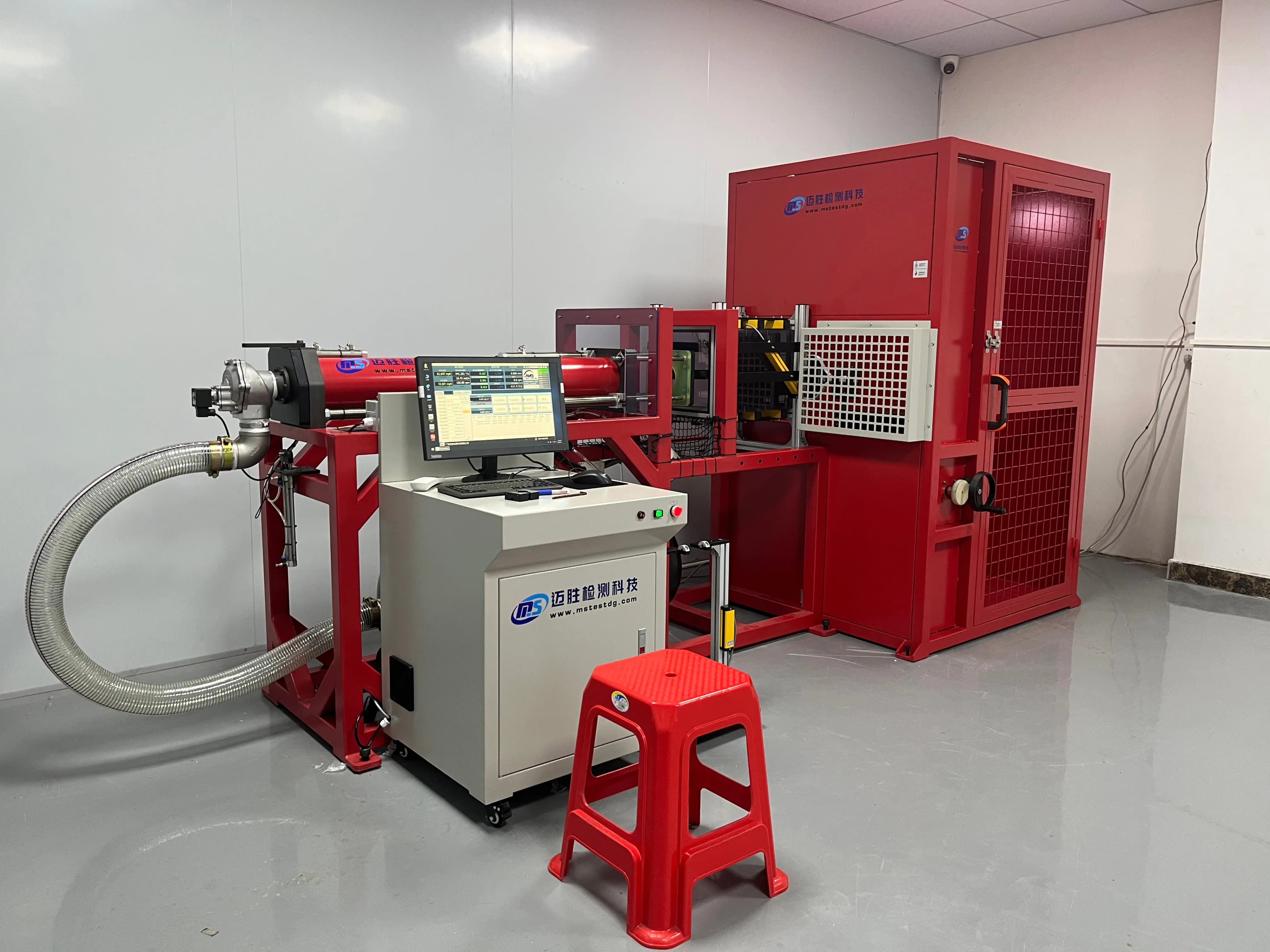 Factory paddle performance testing equipment
