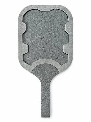 C07 Zoned Molded Full-Foam Core pickleball paddle core structure
