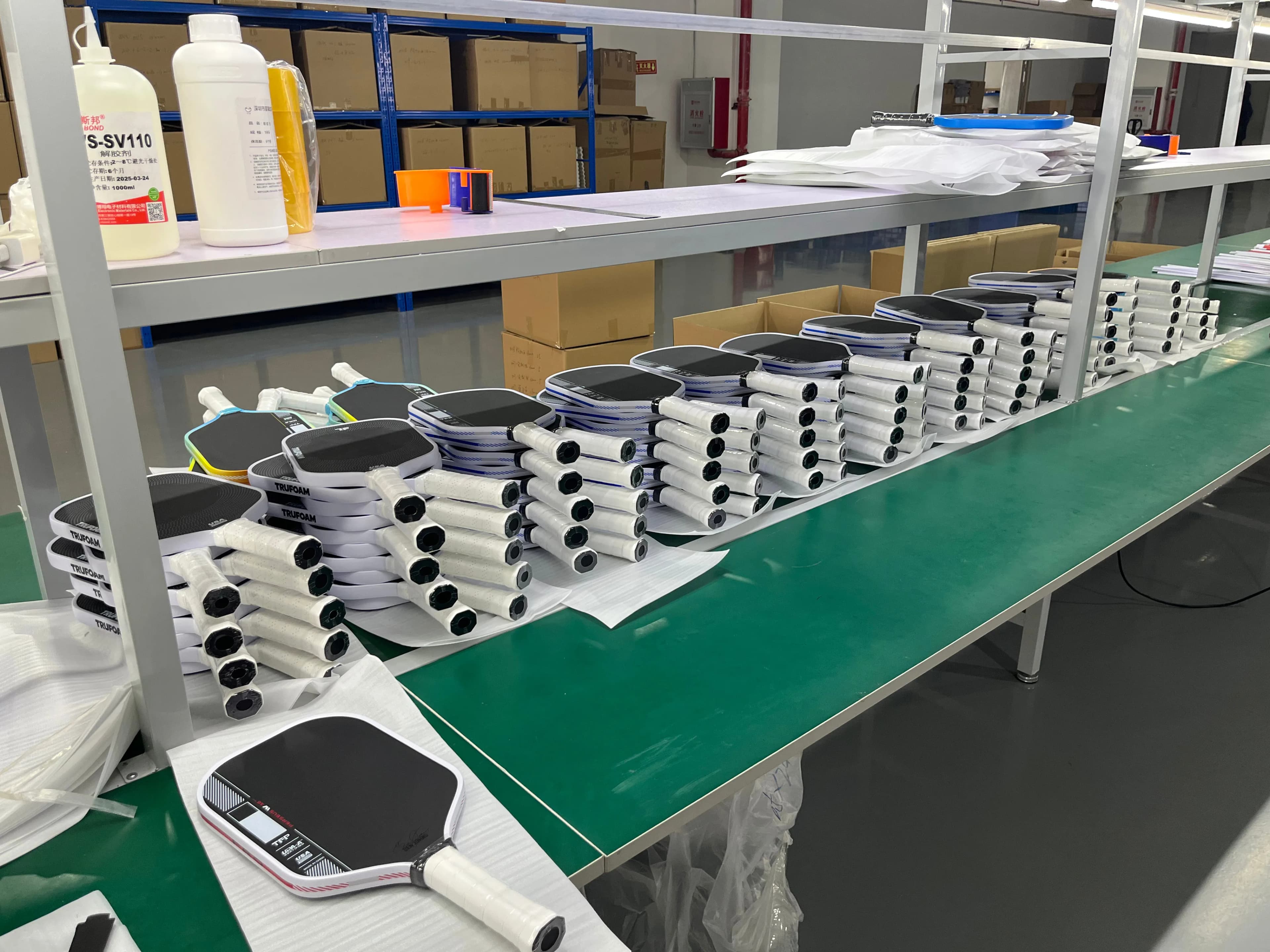 Five production lines